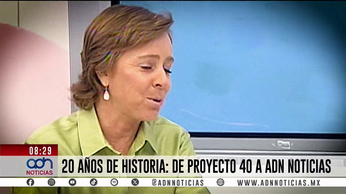📺 Hace 20 años nació Proyecto 40; hoy, tras dos décadas de evolución, nos consolidamos como adn Noticias, manteniendo el compromiso de informar de frente y con la verdad Brenda Peña en adn Noticias |