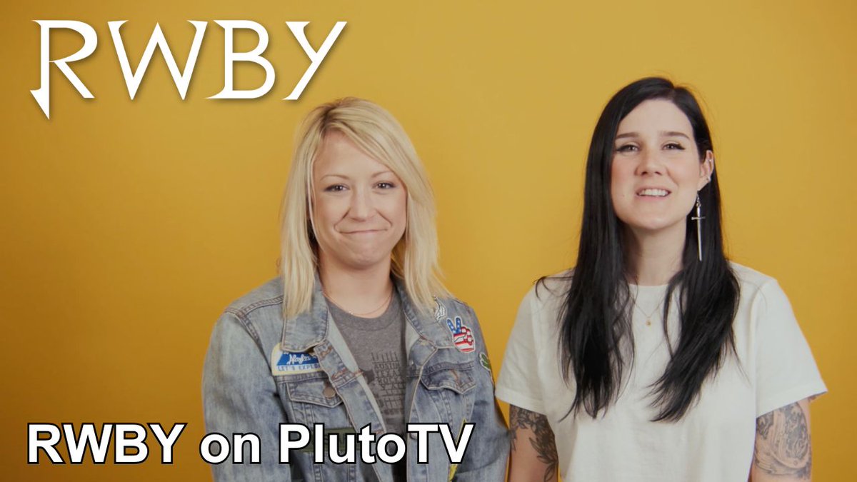 1-9 of RWBY are now streaming for FREE on Pluto TV! Plus, catch the RWBY marathon running ALL weekend long on the Pluto TV app 🎉 👊 Clear your schedule. Grab snacks. We’ll see you there. 💥 Kara Eberle