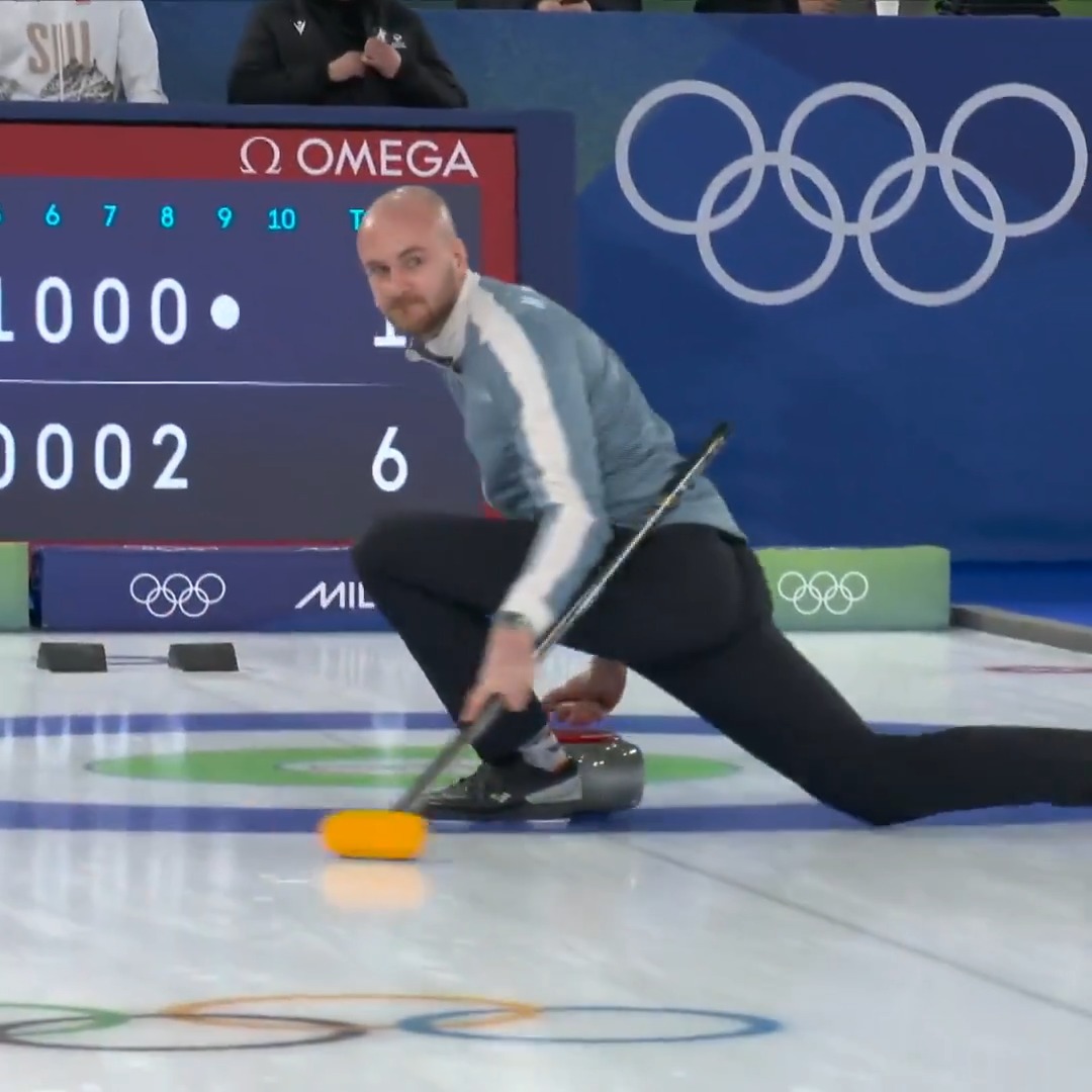 HE HIT A 360 CURLING TRICK SHOT 🤯🔥 (via NBC Olympics & Paralympics)