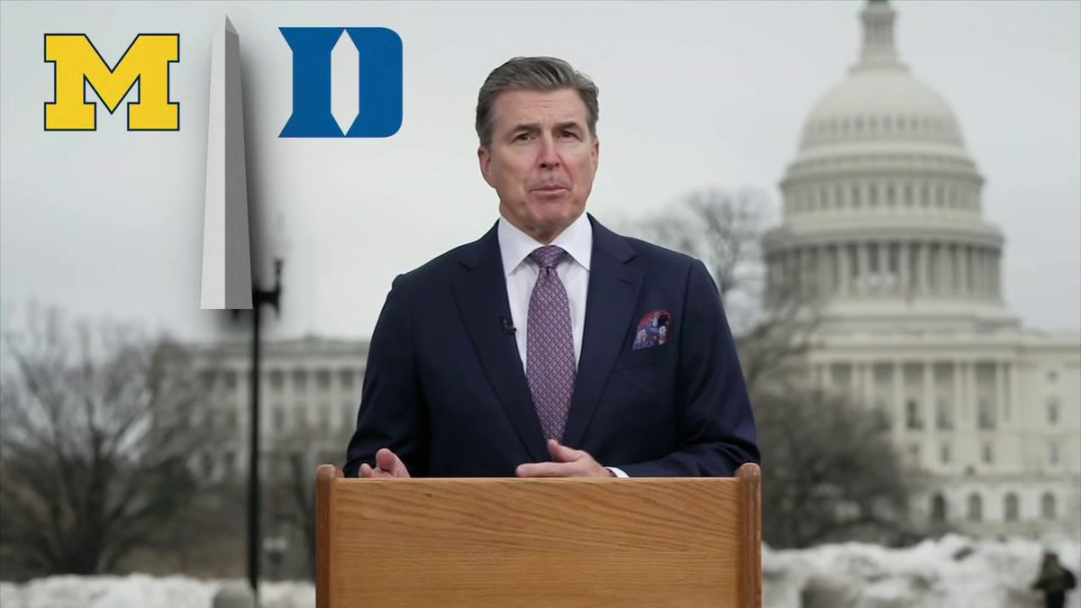 WE'VE GOT A HUGE DAY IN COLLEGE HOOPS 🍿 Rece Davis with a proper GameDay intro from the nation's capital 🇺🇸