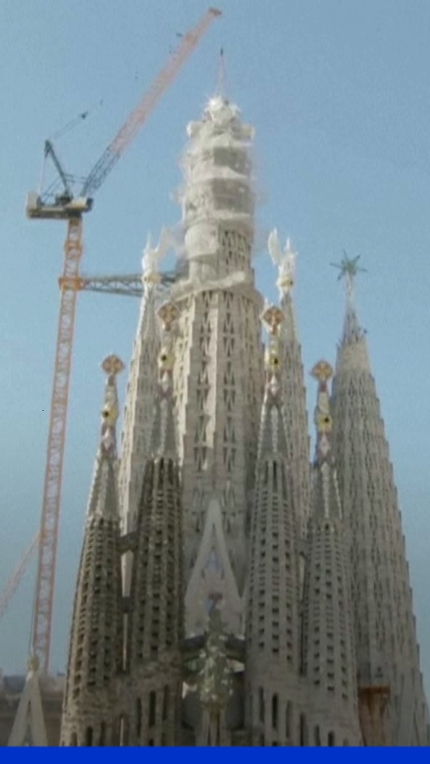 La Sagrada Familia devient l'église la plus haute du monde avec ses 172,5 mètres de hauteur