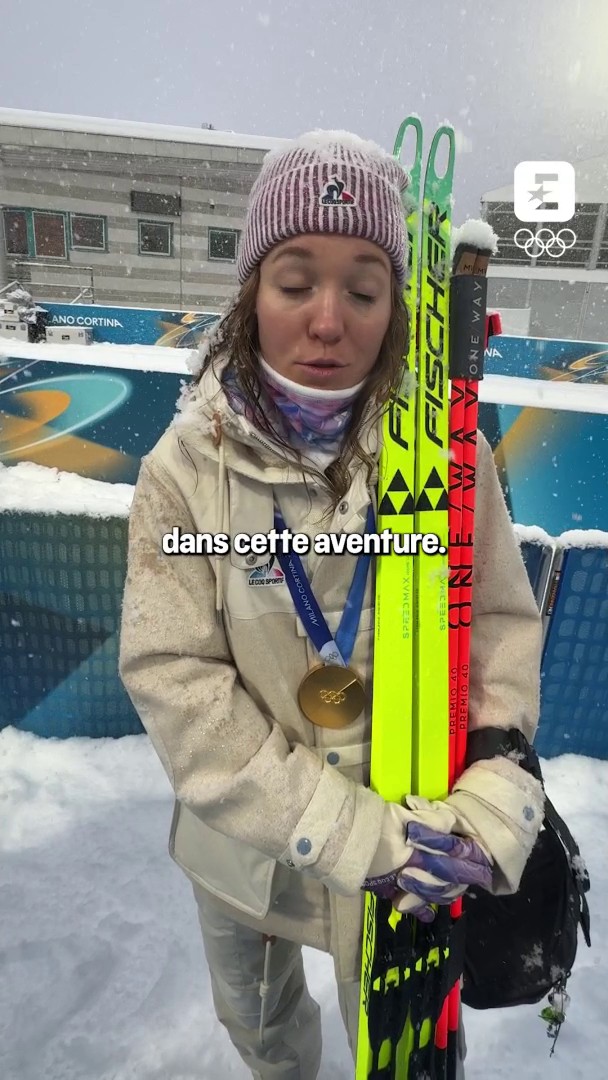 Tu nous as fait tellement plaisir aussi Océane 🥹 Suivez les Jeux Olympiques de #MilanoCortina2026 en intégralité sur Eurosport et @hbomaxfr