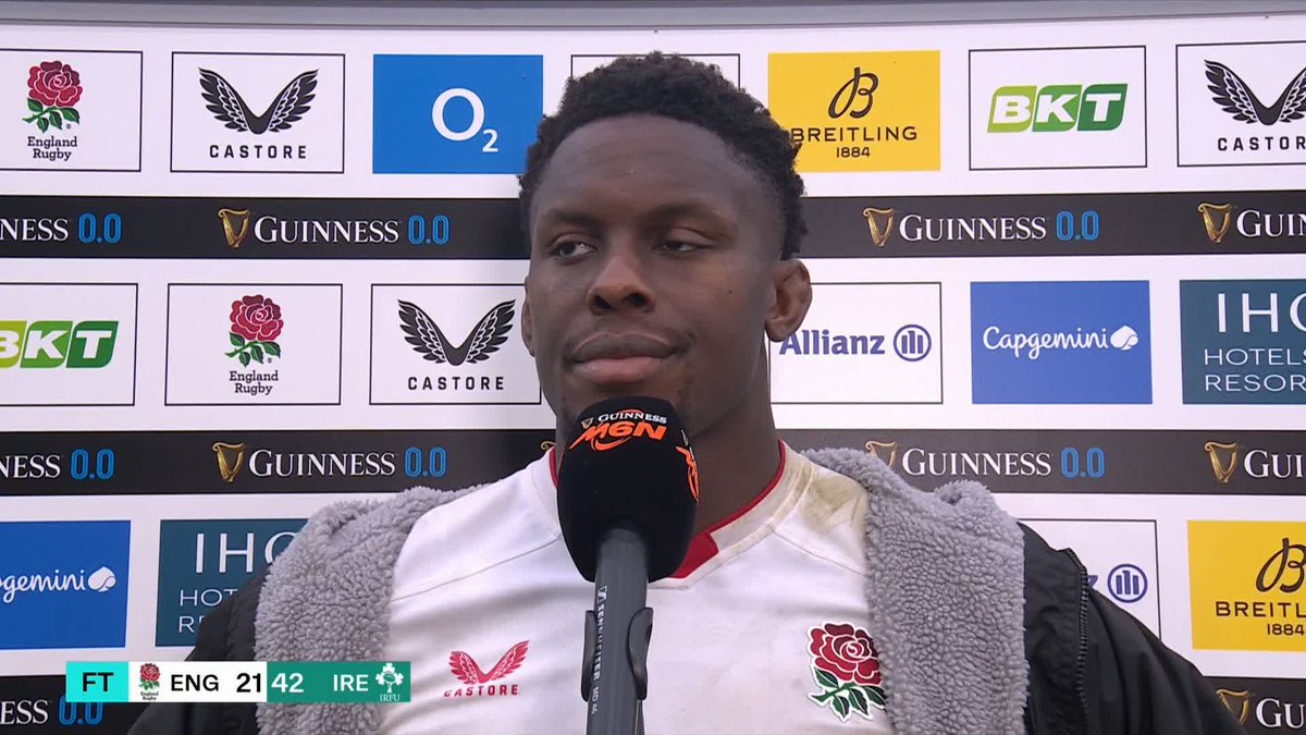 🗣️ "As players, we have to own it. It wasn't the result or performance we wanted and as players we have to take responsibility and make sure we're better." England captain Maro Itoje speaks with Topsy Ojo after England's record defeat to Ireland