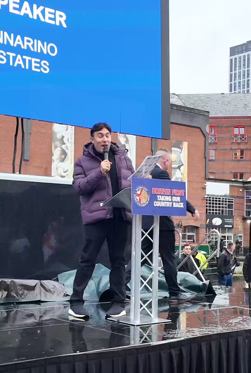 It was my great honor to speak at the March for Remigration in Manchester, UK today! We absolutely MUST take Western Civilization back from the barbaric people who are trying their hardest to conquer us. I’m all the way from the United States of America but this is one fight… across all of Western Civilization. Thousands and thousands of patriots are clear: WE WILL NOT BACK DOWN AND WE WILL NOT HAND THE WEST AWAY WITHOUT A FIGHT!