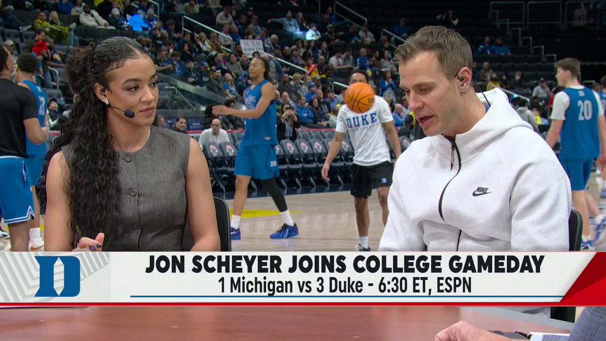Duke Basketball's HC Jon Scheyer joins the GameDay desk to talk about navigating the post-Coach K era and leading one of the most talented rosters in college basketball 🍿
