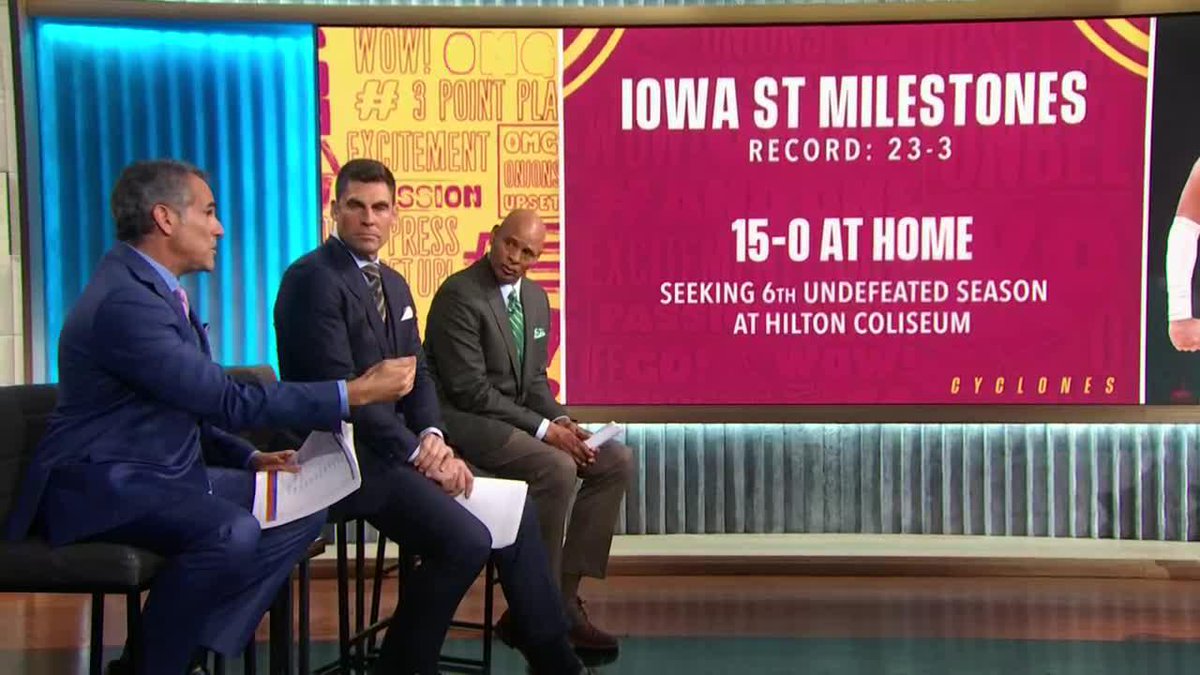 "The head-to-head on Monday between Iowa State and Houston and then UConn's loss to Creighton made Iowa State [the last No. 1 overall seed]." Keith Gill explained how IOWA STATE ended up as the last No. 1 overall seed in the NCAA Tournament as of today. Iowa State Men’s Basketball