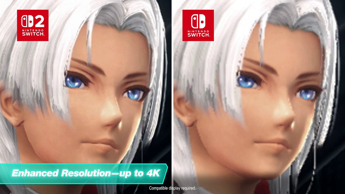 Check out that side by side! Experience enhanced resolution and frame rate for yourself in #XenobladeChroniclesX: Definitive Edition – #NintendoSwitch2 Edition. Learn more: