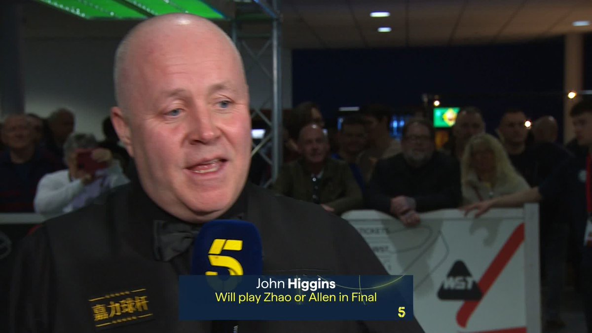 "I'm delighted to have beaten Judd" John Higgins reacts to reaching the Players Championship final 🗣️ WST | #PlayersChampionship | stephen hendry