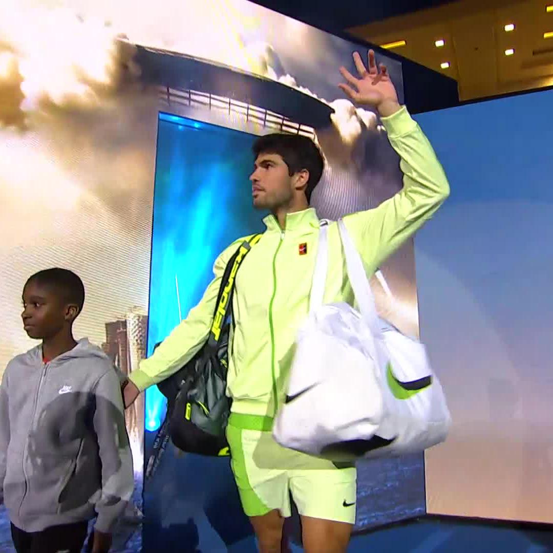 Vying for a first Doha title… 👀 It’s Carlos Alcaraz vs Arthur Fils in the #QatarExxonMobilOpen final! 🏆