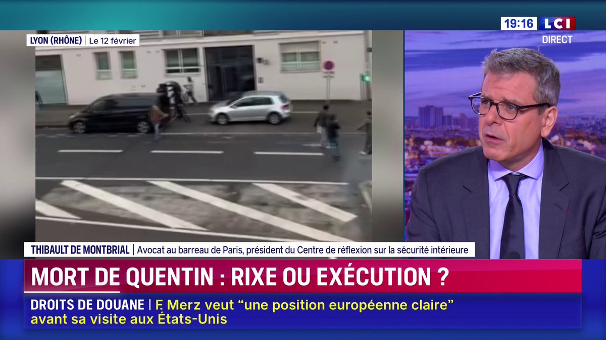 🗣️ "La mort de Quentin n'est pas une rixe, c'est un lynchage", affirme Thibault deMontbrial, avocat au barreau de Paris