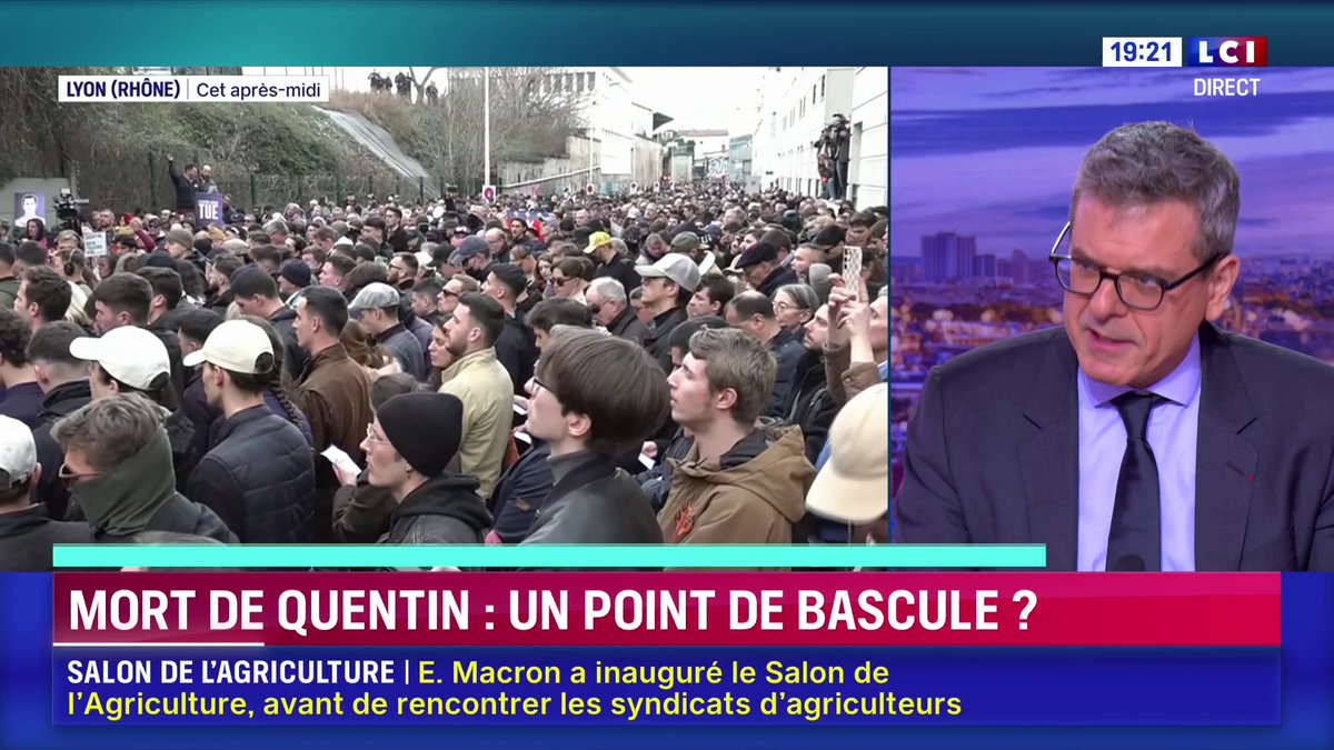 🗣️ Mort de Quentin : "Il faut attirer l’attention de chacun sur l’extrême gravité de ce qu’il s’est passé. J’ai peur que la prochaine fois, ce soit un élu qui soit assassiné", alerte Thibault deMontbrial