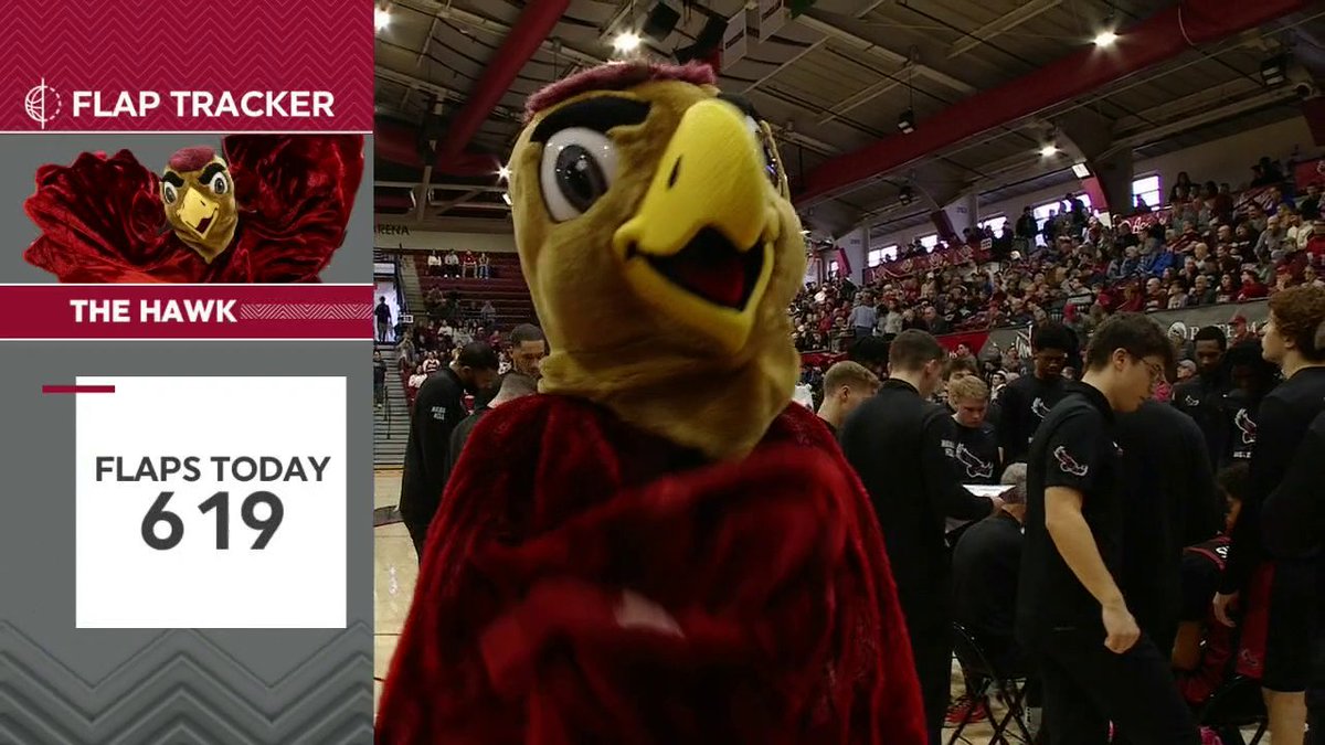 Saint Joseph’s mascot “The Hawk” is averaging 3,500 Flaps Per Game (FPG), with over 100,000 total flaps per season 🤯 On a per-40 basis, The Hawk leads the nation in Flap Efficiency. The underlying metrics show no late-season drop-off. Sustainable motor. 📊
