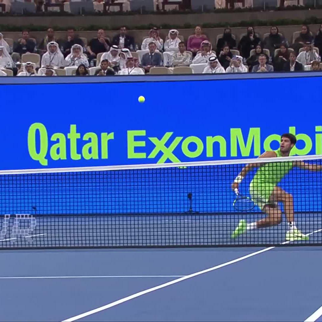 Alcaraz is competing against Djokovic in clutch gene, Nadal in intensity, Federer in aesthetics and Borg in aura 😭 he is coming for everybody