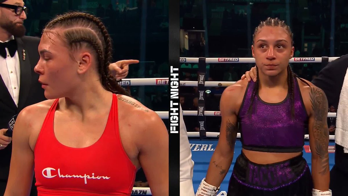 Valuable rounds banked for Tiah-Mai Ayton She battles to a points win over eight - 77-75 📝 #WoodWarrington2 live on DAZN