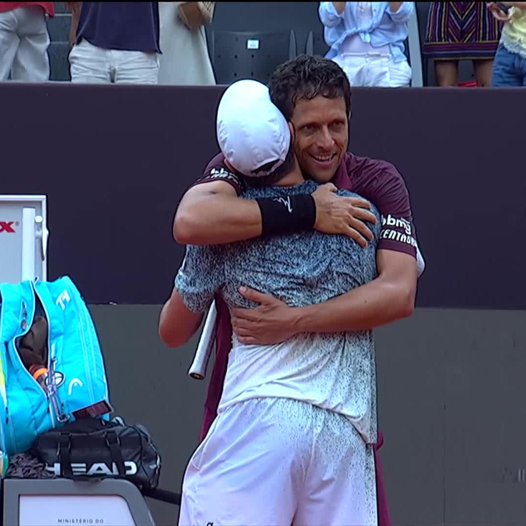 Chasing down a Brazilian dream 🇧🇷 Joao Fonseca and Marcelo Melo are into the doubles final in Rio, 13-11 in the match tiebreak! 🤯 Rio Open