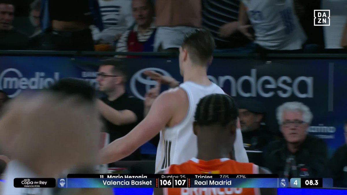 POR ALGO LO LLAMAN SUPER MARIO. POR FINALES HECHOS PARA SUPERHÉROES 🔥🔥🔥🔥🔥 LO DE MARIO HEZONJA Y LA REMONTADA DEL Real Madrid Basket PASA A LA HISTORIA DE LA #CopaACB ⚪ #CopaACBxDAZN 🏀