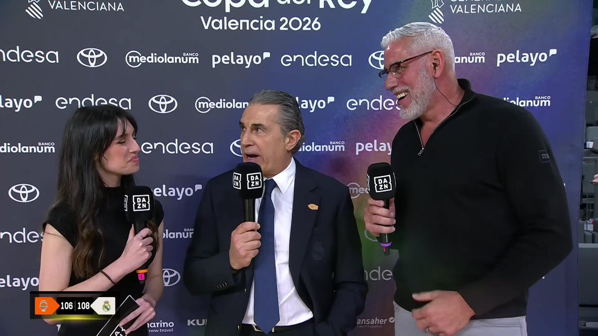 😂 "Un par de collejas le he dado". 📺 DAZN España | #CopaACB | Real Madrid Basket