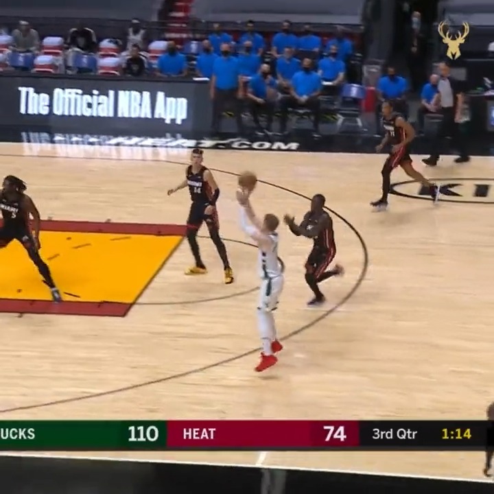 Reminder that the Bucks hold the NBA record for most 3’s in a game (29)