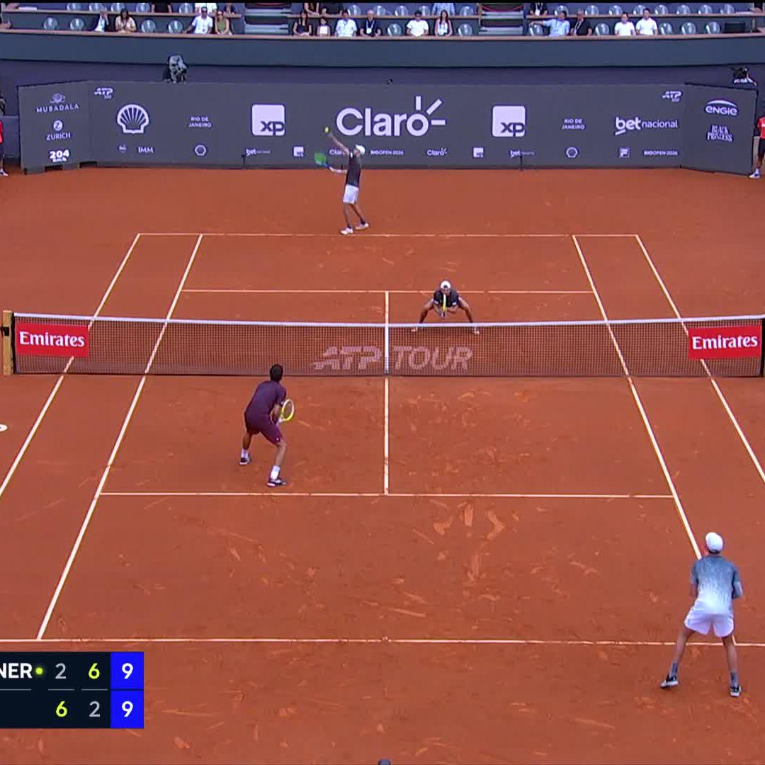 9-9 in the deciding set tiebreak. To make the final in your home country. João Fonseca sends Rio into a FRENZY