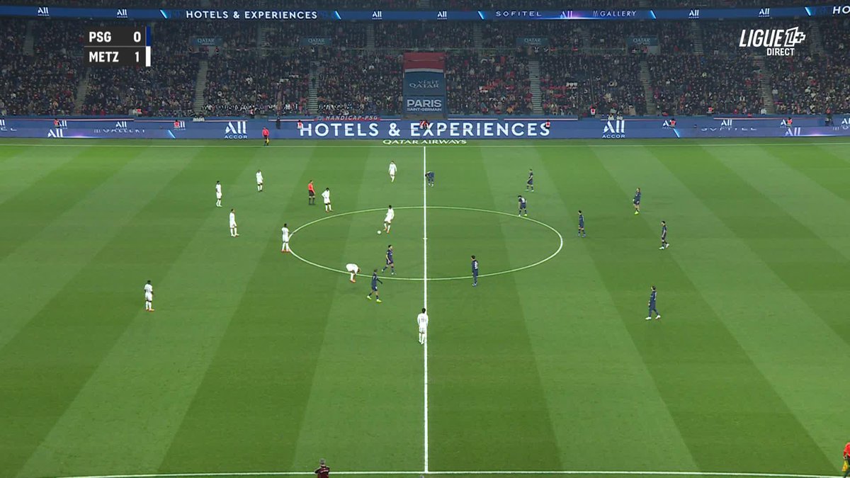 ⚽️ 𝗬’𝗔 𝗣𝗔𝗦 𝗗𝗘 𝗥𝗔𝗟𝗘𝗡𝗧𝗜𝗥𝗥𝗥𝗥𝗥𝗥, 𝗗𝗘́𝗦𝗜𝗥𝗘́ 𝗗𝗢𝗨𝗘́ 🇫🇷 𝗘𝗦𝗧 𝗟𝗔𝗡𝗖𝗘́ 𝗖𝗘𝗧𝗧𝗘 𝗦𝗔𝗜𝗦𝗢𝗡 !!!!!! ❤️💙 Après son doublé face à Monaco, il est déjà buteur après 3 minutes de jeu face à Metz. 🤩 🎥 L1+