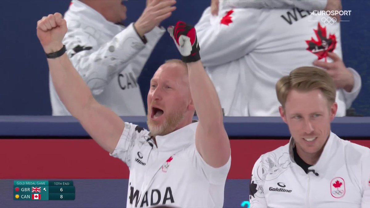 Kanadas herrar vinner OS-guld i curlingen efter vinst mot Storbritannien i finalen 🥇🇨🇦 📲 Streama hela OS i Milano Cortina 2026 på HBO Max och se det bästa på Eurosport 1.