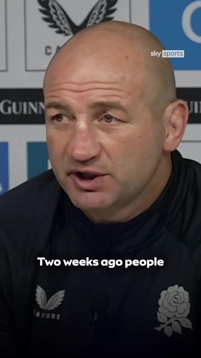Steve Borthwick reacts after England's 21-42 defeat to Ireland in the Six Nations 🏴󠁧󠁢󠁥󠁮󠁧󠁿
