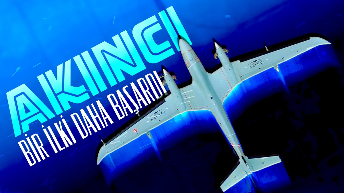 AKINCI bir ilki daha başardı. Bayraktar AKINCI TİHA, EREN Yüksek Hızlı Çok Amaçlı Dolanan Mühimmat ile gerçekleştirdiği hava-hava atış testinde gökyüzündeki hedef İHA’yı tam isabetle imha etti.