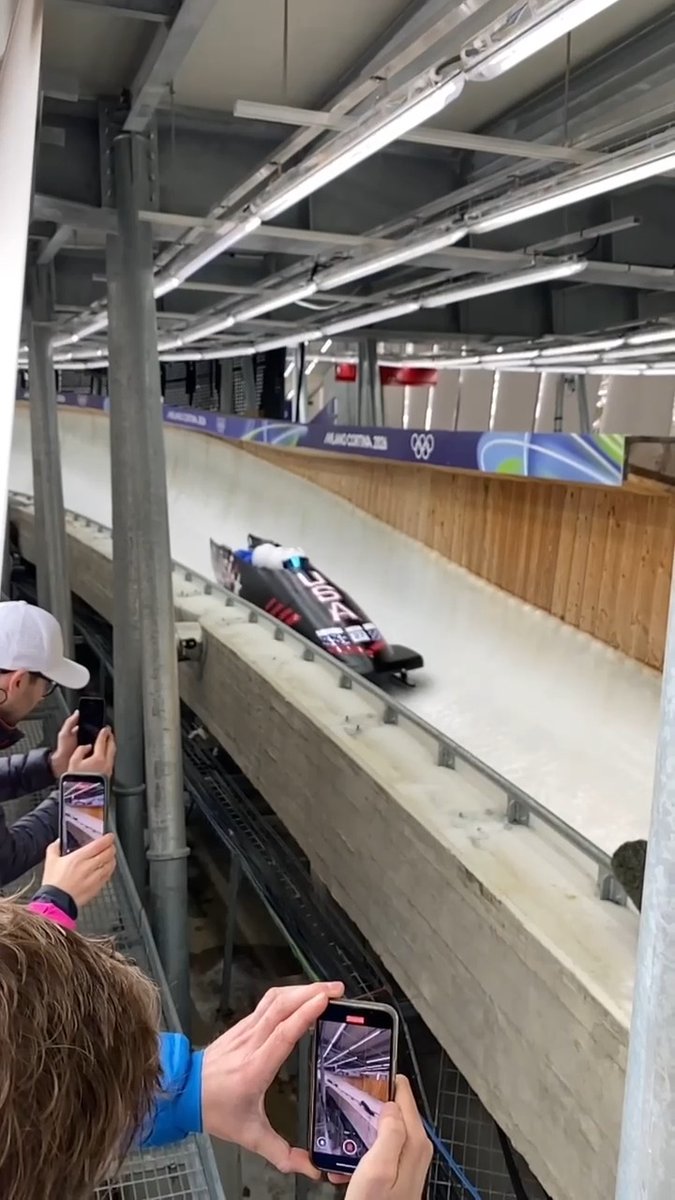 Aggies supporting Aggies, even overseas as our first-ever Aggie winter Olympian, Boone Niederhofer '16, takes on the 2026 Winter Olympics! 📸: Conner Young '16, Marshall Harrison '17, Chloe Niederhofer '18