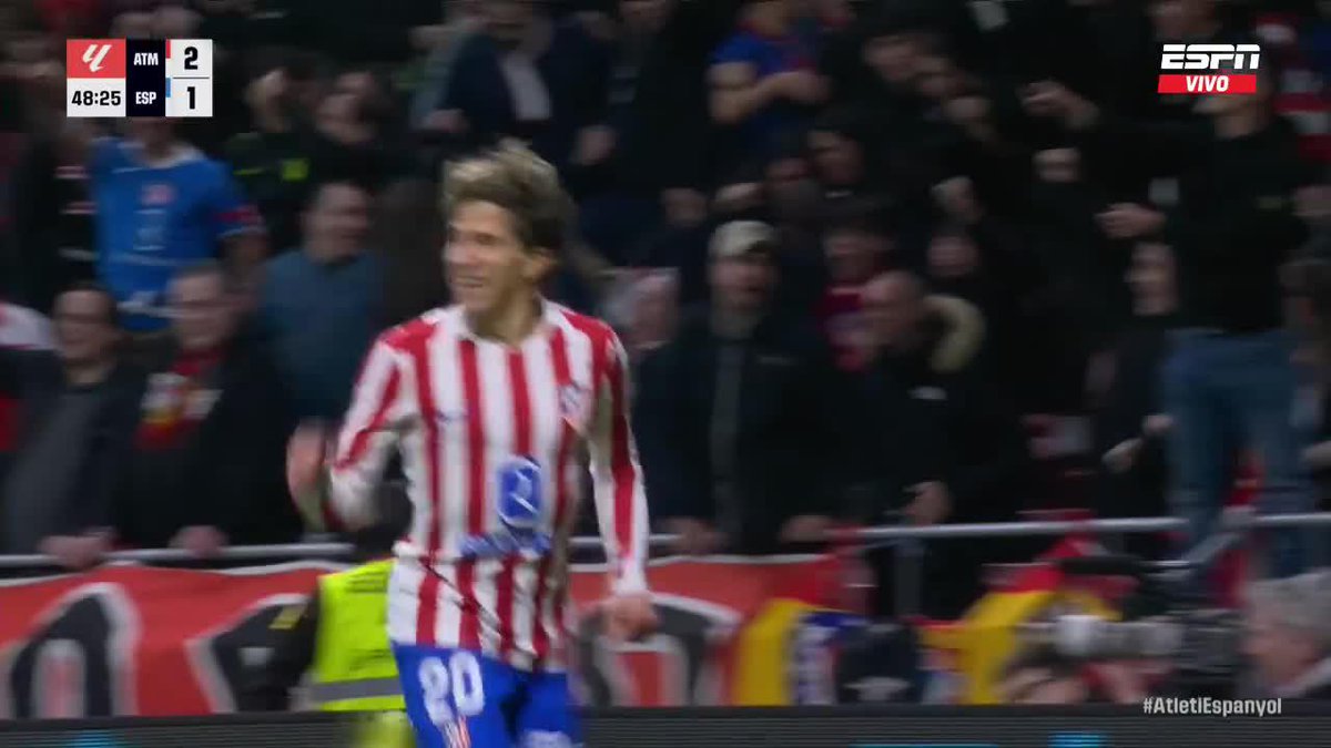 ⚡️🇦🇷 EL GOL DE GIULIANO SIMEONE PARA EL 2-1 DE ATLÉTICO MADRID ANTE ESPANYOL.