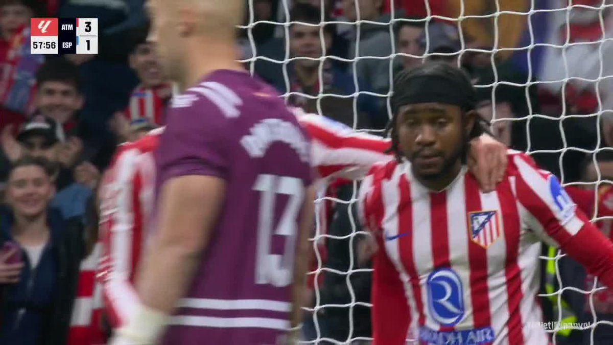 LOOKMAN WITH A DIVING HEADER FOR ATLÉTICO! 🔥