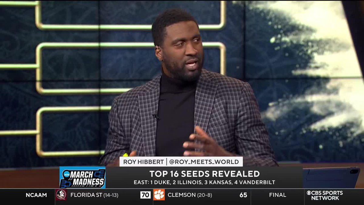 "[Michigan] is going to run through teams in the NCAA Tournament." Roy Hibbert says Michigan's size makes them very hard to compete with.