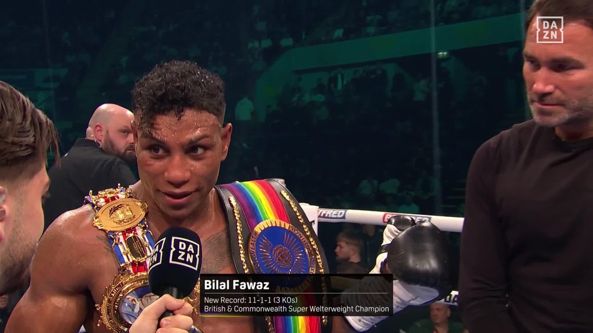 Bilal Fawaz at 37-years-old has put on a career-best display tonight 👏 #WoodWarrington2 | Feb 21 | Live on DAZN ▪️