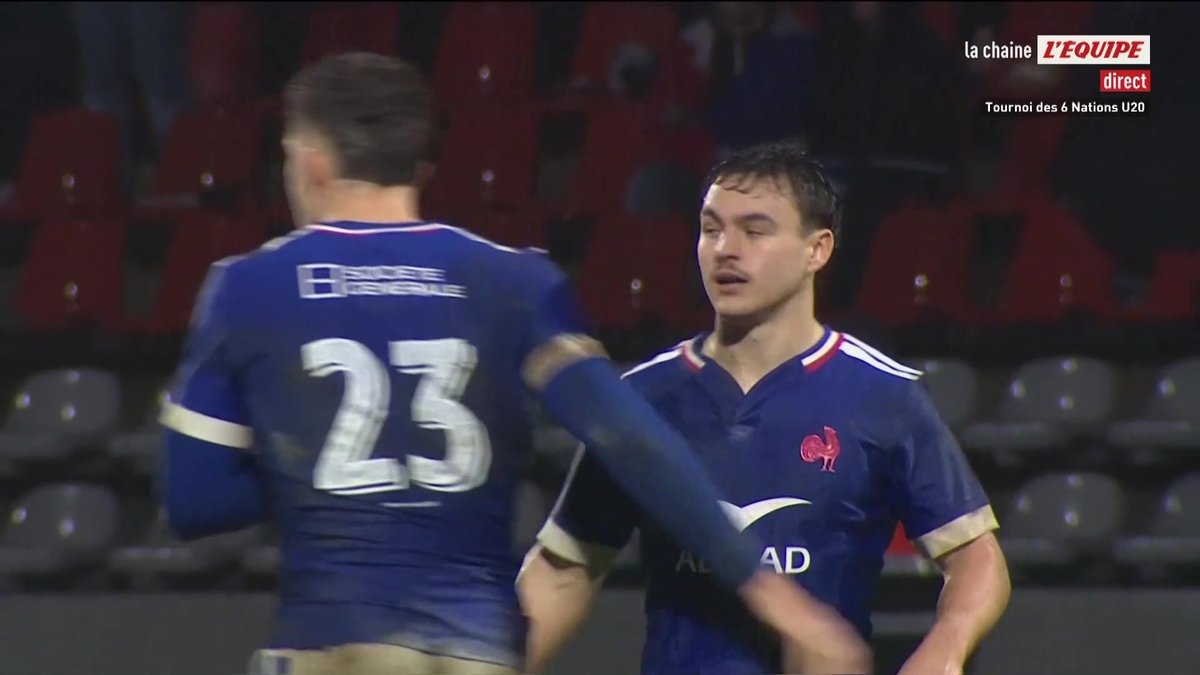 Accrochés en première période, les Bleuets ont assuré face à l'Italie (32-17) pour décrocher une troisième victoire d'affilée dans le Tournoi des 6 Nations U20 ! #lequipeRUGBY