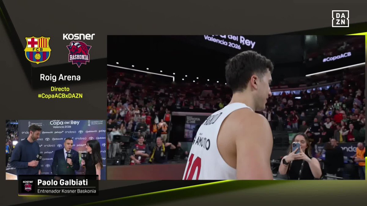 Paolo Galbiati tiene claro que no podrá dormir esta noche 😁 El entrenador de Kosner Baskonia ha hecho historia... y es la persona más feliz del mundo 🙌🏻 #CopaACBxDAZN 🏀