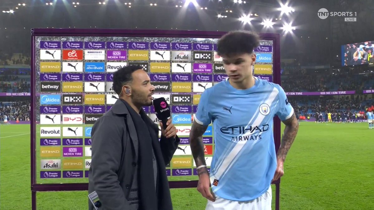 "A win was the most important thing to close the gap and apply the pressure" 📊 Nico O’Reilly reacts after scoring in a statement win for Man City ⭐ 🎙 Liam MacDevitt | 📺 TNT Sports &amp; discovery+ UK