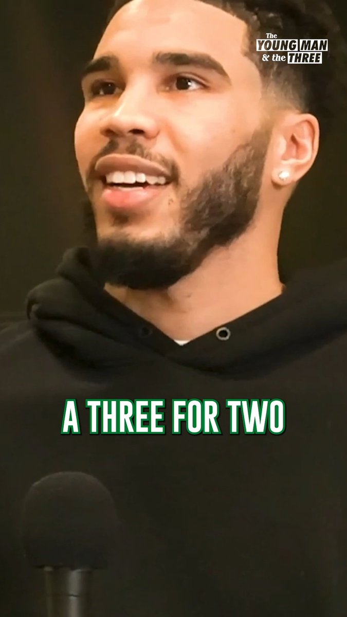 Jayson Tatum explaining how CP3 taught him what a "three for two" shows the true greatness of Chris Paul 🔥