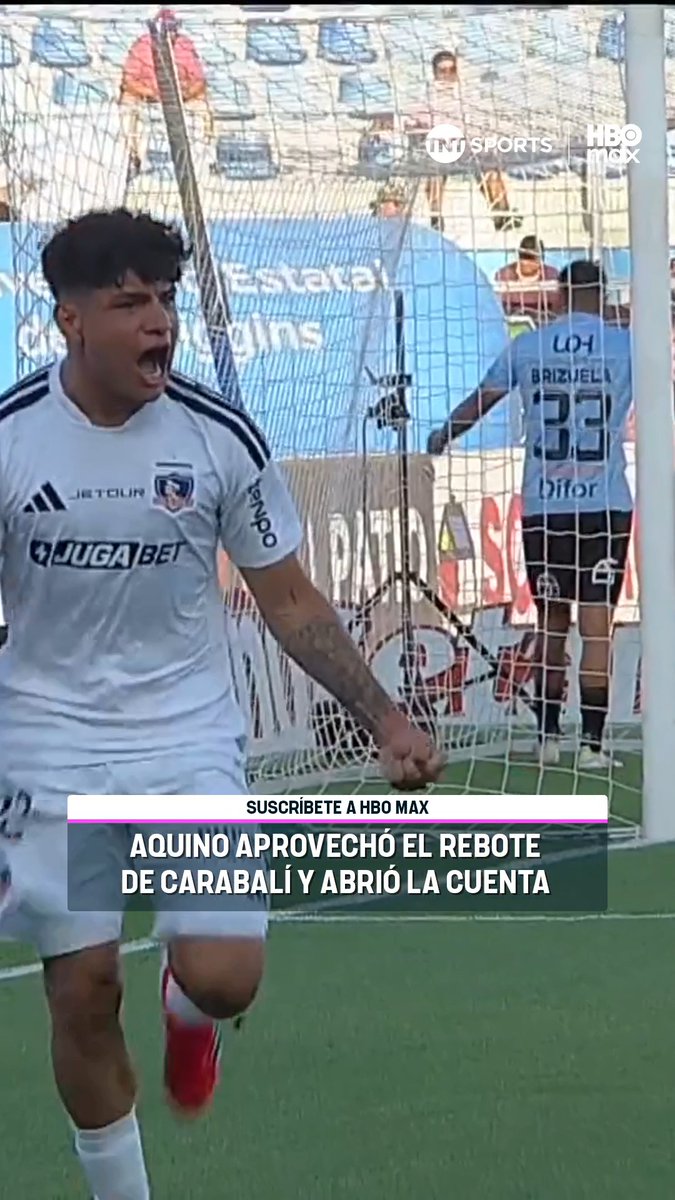 🤩⚽🏁 EN EL MOMENTO Y EL LUGAR INDICADO Claudio Aquino aprovechó el rebote que dejó Omar Carabalí, tras la patriada de Joaquín Sosa, y clavó el 1-0 de #ColoColo ante O'Higgins en Rancagua en este #MatchdaySábado. #LigaDePrimeraMercadoLibre Disfruta lo mejor del fútbol chileno. Suscríbete a #TNTSportsenHBOMax 📲💻 Link en la BIO 📍