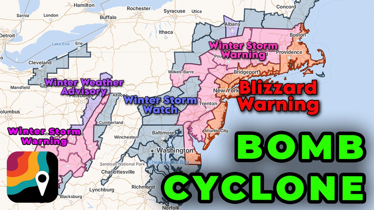 FULL BRIEFING: • blockbuster snowstorm for the Acela Corridor • blizzard warnings Boston to NYC to Delmarva • damaging winds/coastal flooding • thundersnow possible • complications with deformation, f-gen, subsidence, Norlun trough:
