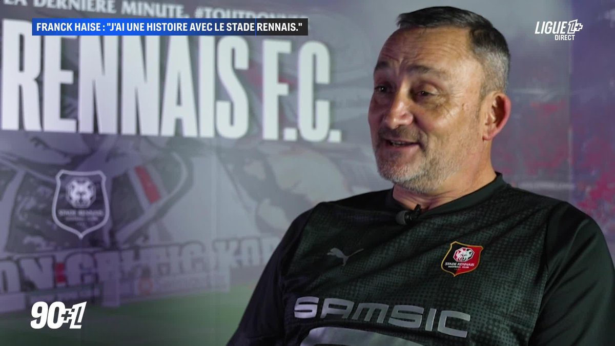 "J'ai une histoire avec le Stade Rennais" 🎬 Document exclusif Ligue 1+ sur le lien de Franck Haise avec le club breton 🔴⚫