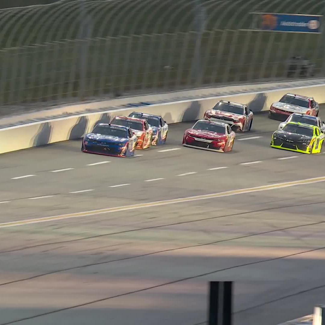 Stage 2 at EchoPark Speedway goes to the No. 88! Rajah Kirby Caruth gets his first career stage win!