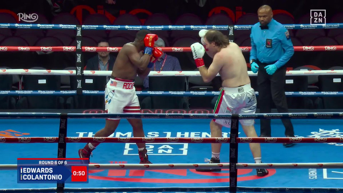 Brandon Colantonio goes the distance with Joshua Edwards 🤯 #TheRingHighStakes | LIVE NOW | Live Exclusively on DAZN | Ring Magazine