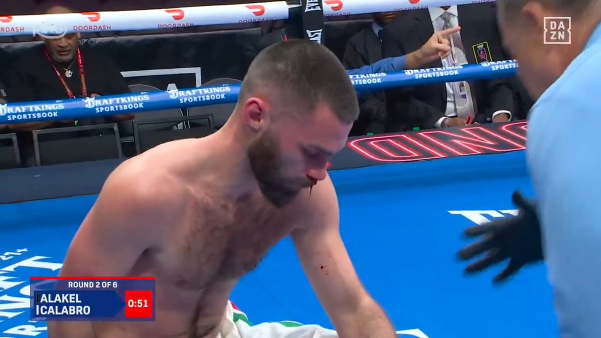 🚨🚨 البطل السعودي 🇸🇦 محمّد العقل يسقط خصمه الامريكي ديفيد كالابرو بالقاضية في الجولة الثانية ويحصل على الانتصار.🔥🔥 يواصل البطل سجله الخالِ من الهزائم 🫶TURKI ALALSHIKH