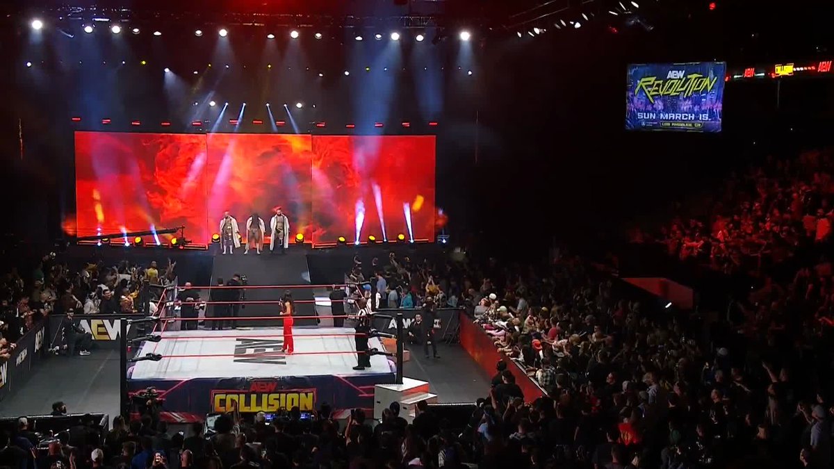 The Demand wants to keep Jet Set Rodeo’s AEW World Trios Championship reign short and sweet to KICK OFF Collision! Watch #AEWCollision LIVE on TNT & HBO Max