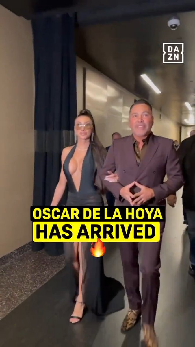 📢 Oscar De La Hoya has arrived‼️ #TheRingHighStakes | LIVE NOW | Live Exclusively on DAZN | Ring Magazine
