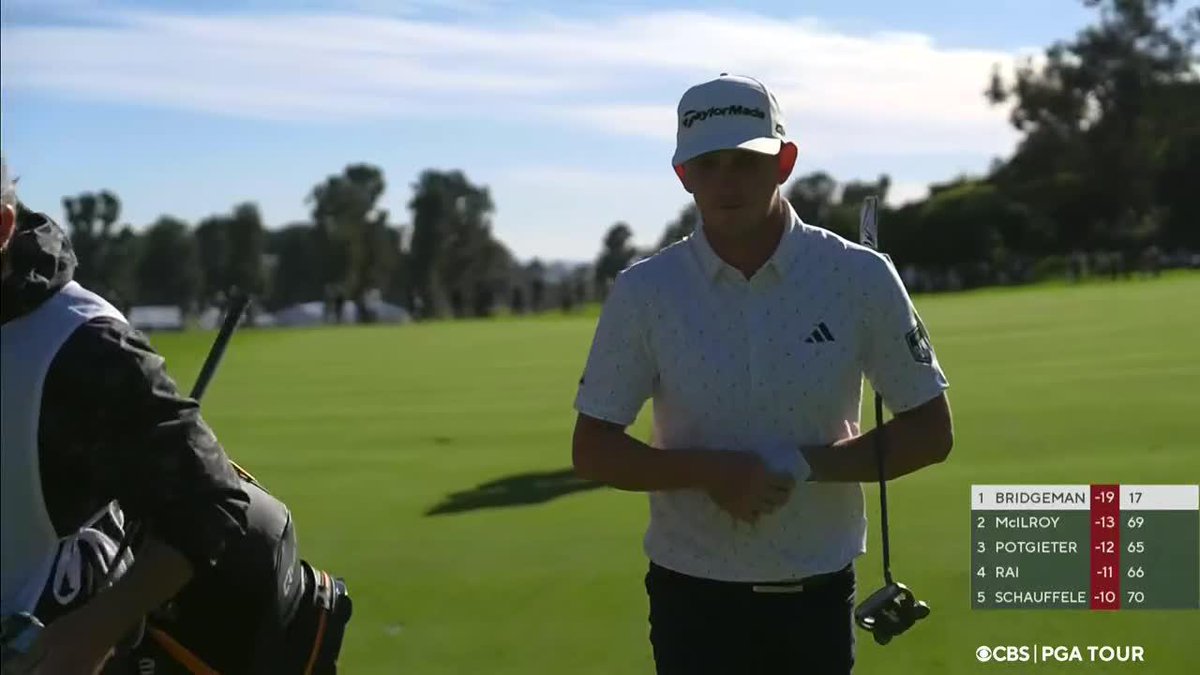 Clemson alum Jacob Bridgeman (-19) leads at the PGA Tour's Genesis Invitational. He's six strokes ahead of No. 2 Rory McIlroy heading into the final day of play tomorrow. The winner of the event gets $4 million.
