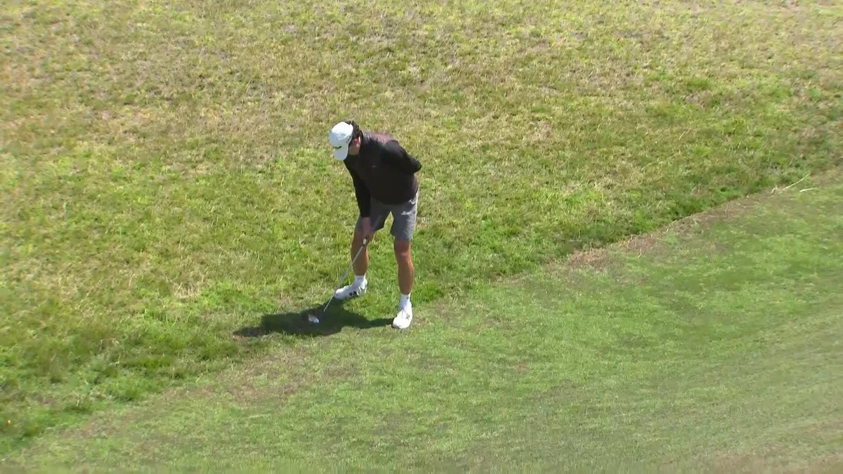 Austen Truslow has an interesting chipping technique 🧐 #NZPGA