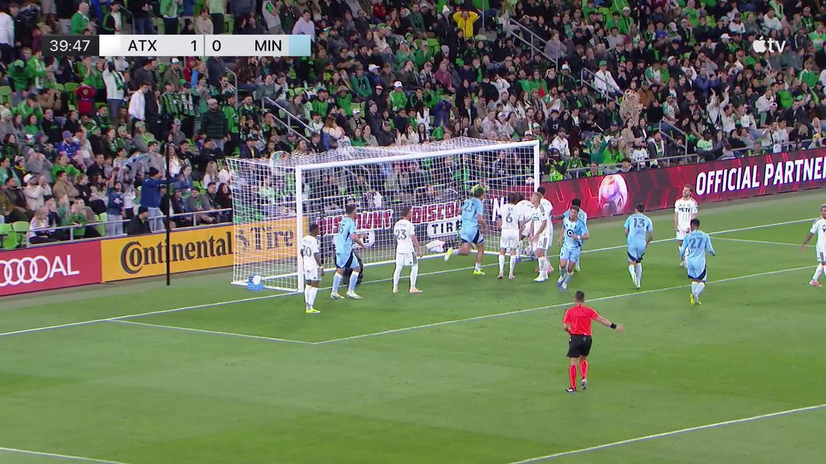 A scramble in front of goal and Morris Duggan opens his account and pulls Minnesota United FC level 😤
