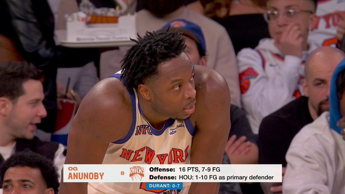 OG with the quick hands 😮💨 Watch Rockets-Knicks on ABC and the ESPN App 🍿