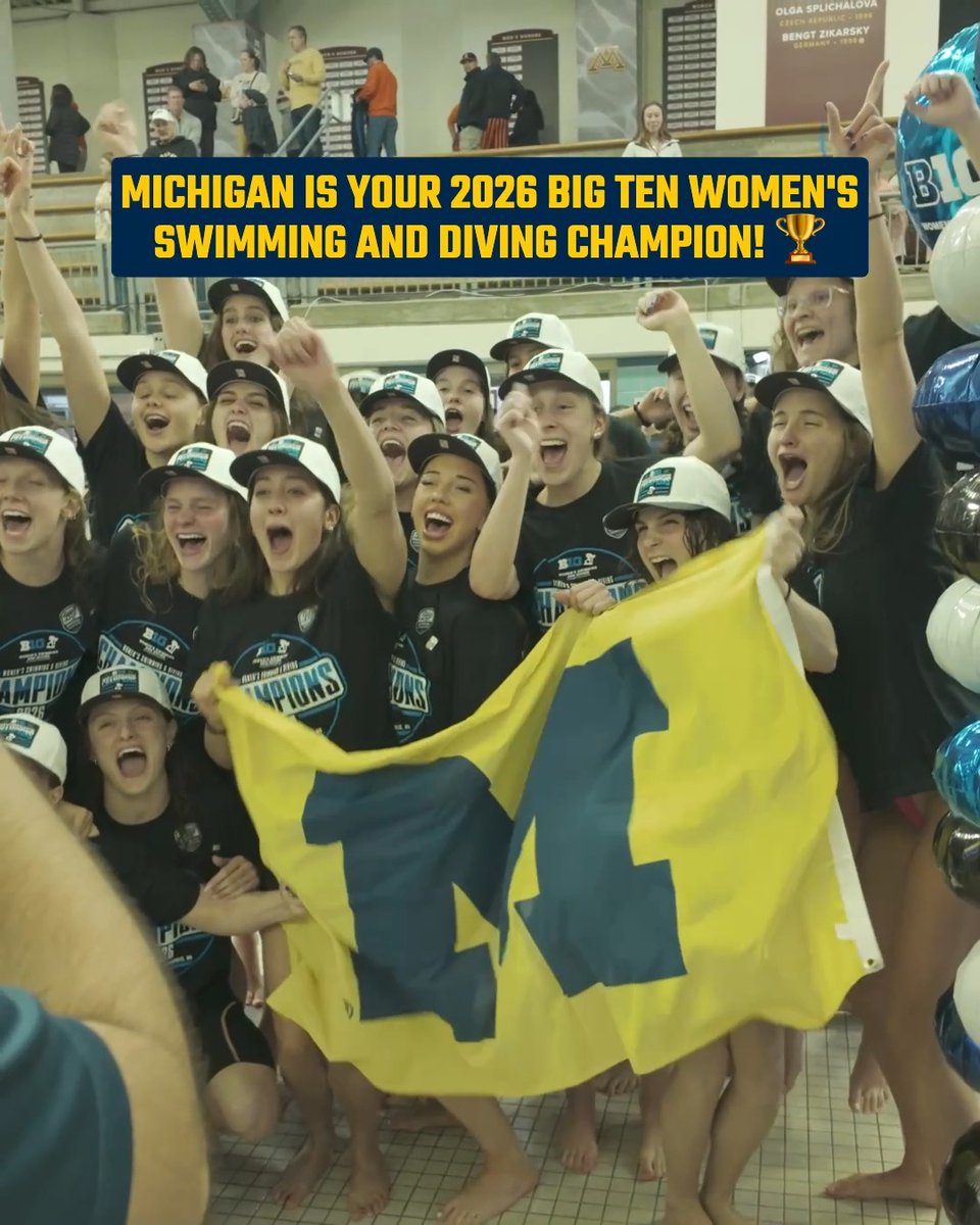 LOUD AND PROUD Michigan Swimming & Diving 😤🏆