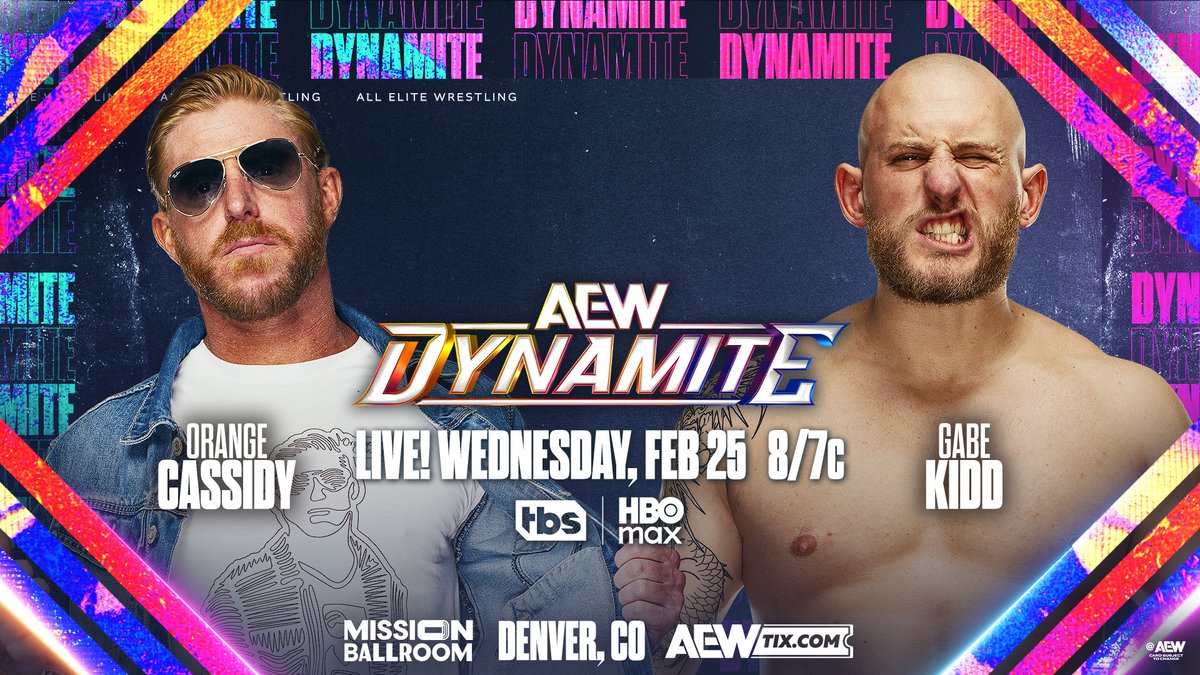 .GABE KIDD + Clark Connors have interrupted our broadcast to give both DARBY ALLIN AND Orange Cassidy a message! Watch #AEWCollision LIVE on TNT &amp; HBO Max